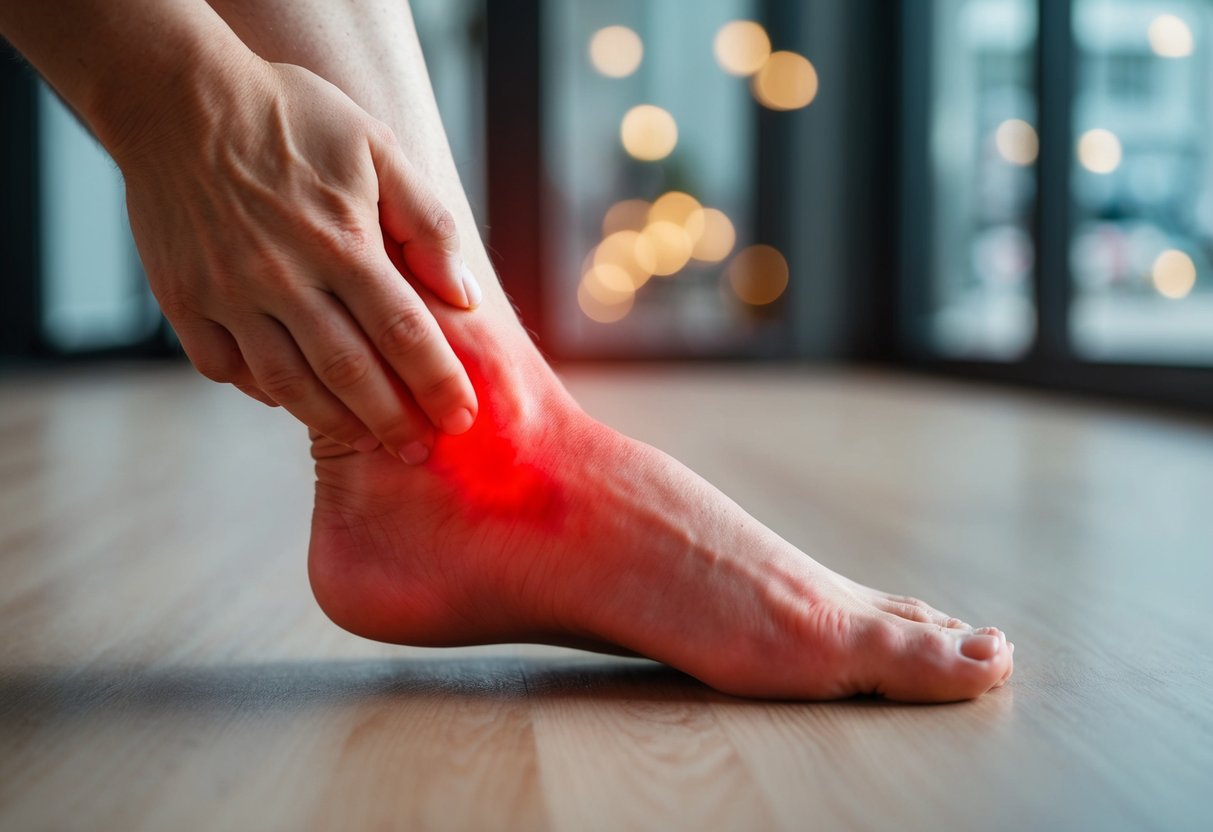 gout pain in ankle