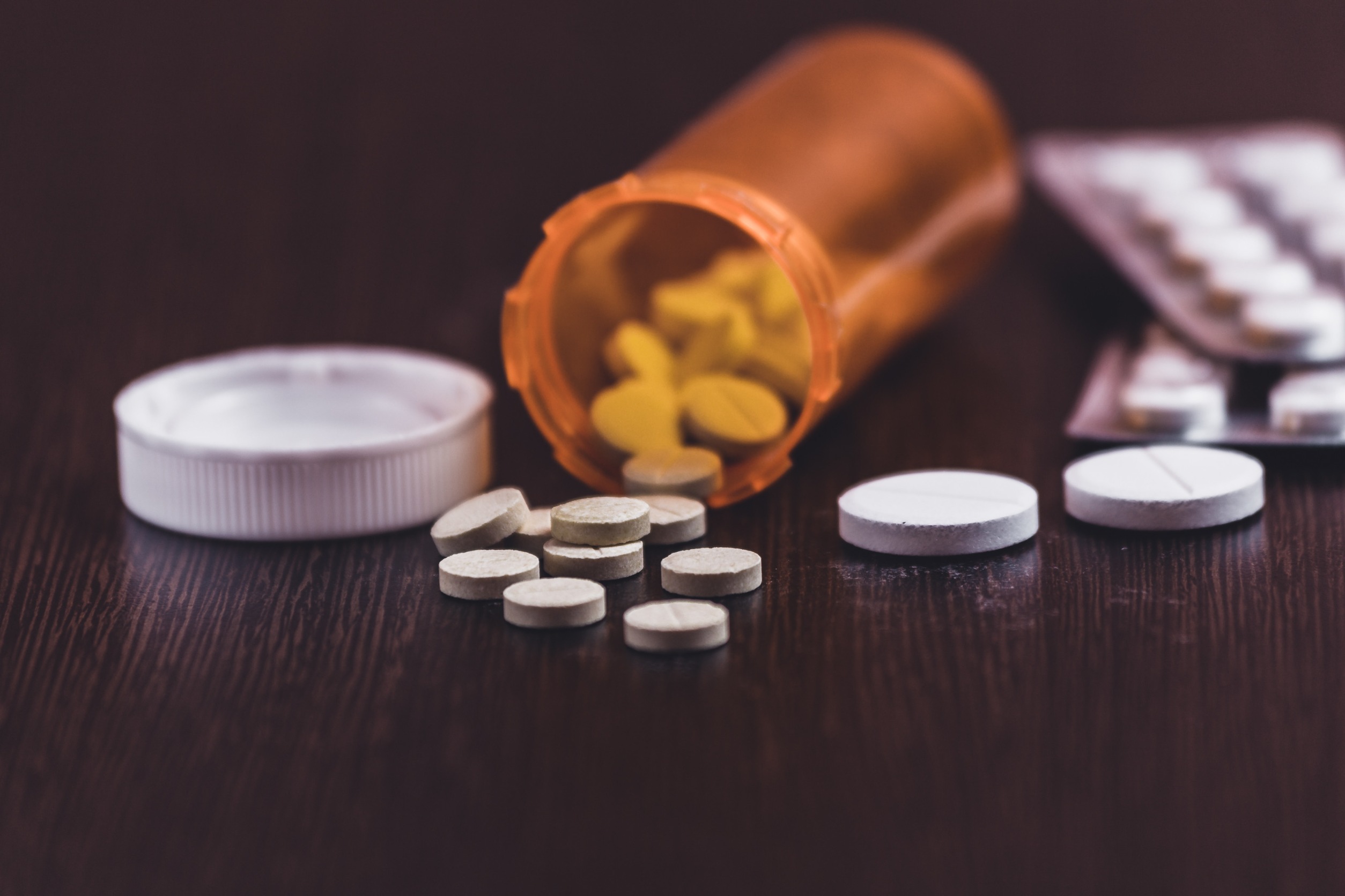 medicine on table for gout